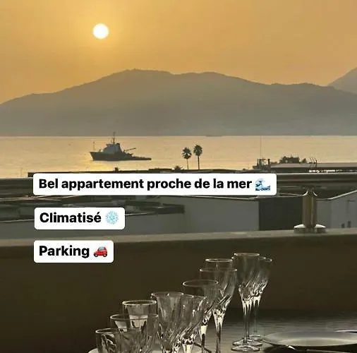 Superbe T2 climatisé, proche plage - belle vue mer